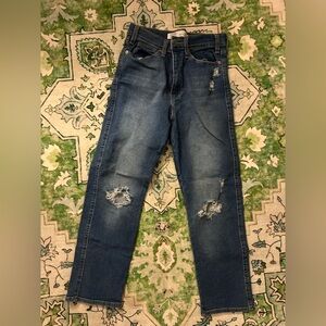 Levi's Women's Distressed Jeans High Rise Straight